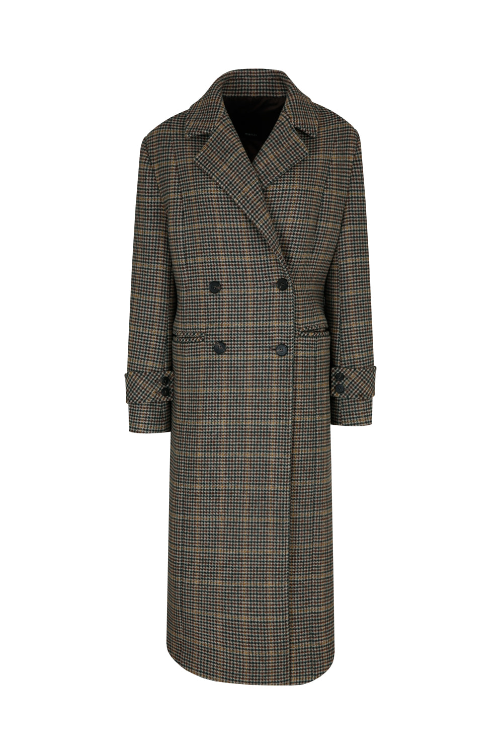 Classic double wool coat_Brown