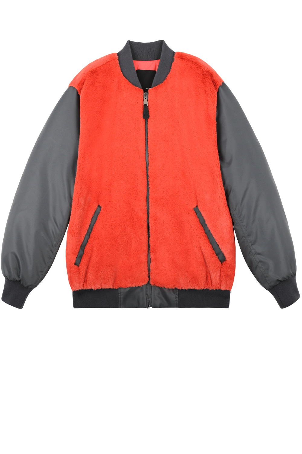Flight fur jacket_Orange