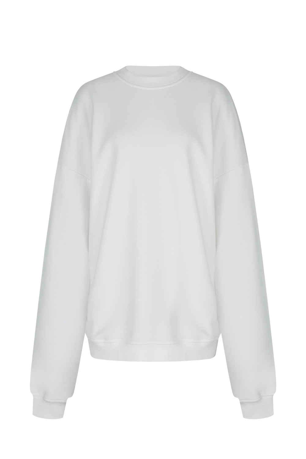 Back print sweatshirt_White