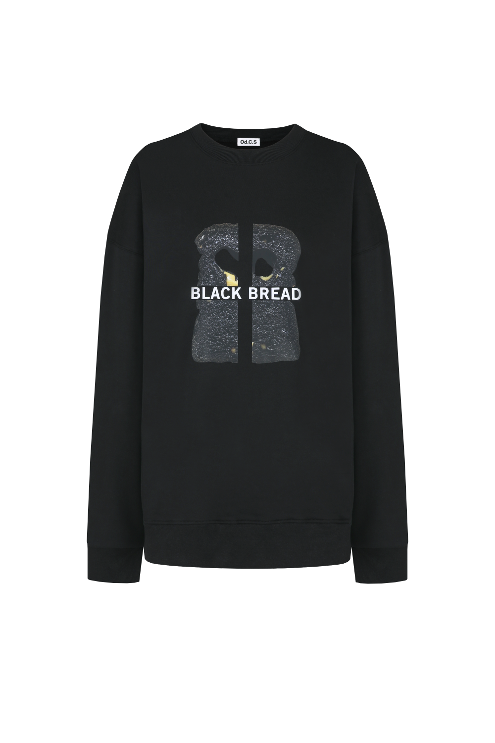 Black bread print sweatshirts_Black