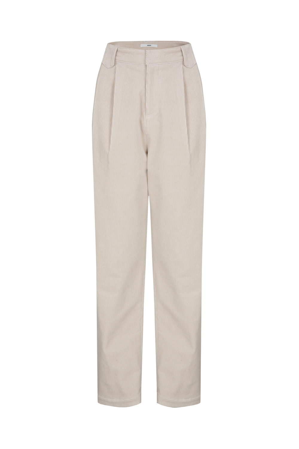 Tapered corduroy pants_Ivory